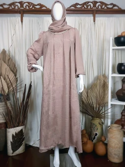 Light Santorini Dress Brown