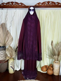 Premium Armany Sajadah Burgundy