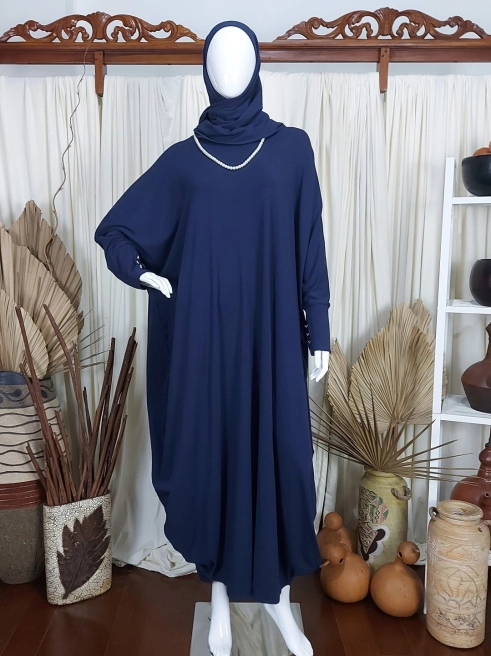 Gamis Kaftan Set Atom Jersey Dark Navy 1 dark_navy