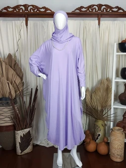 Kaftan Set Atom Jersey Lilac