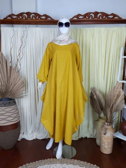 Sahara Linen Dress Yellow