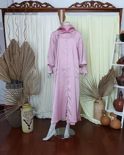 Gamis Gamis Satin Premium Pink 2 pink