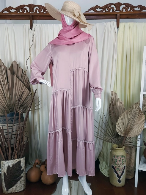 Gamis Mini Lace Dress Pink 1 pink_1