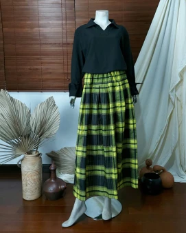 Skirt Sarung Tenun Yellow