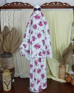 Mukena Mukena Travel White Series #19 1 white_3