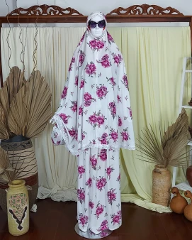 Mukena Travel White Series 19